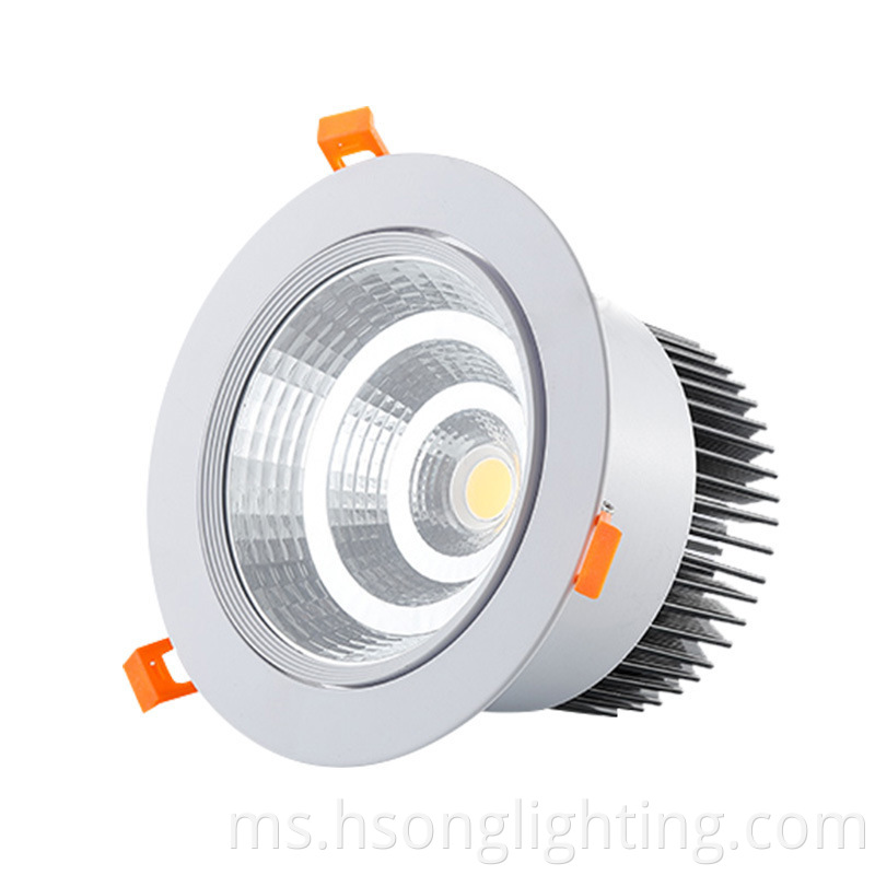 Reka Bentuk Baru Cob Led Recessed Downlight RA90 LED Wall Washer Downlight 10W Watt Penuh Untuk Perumahan